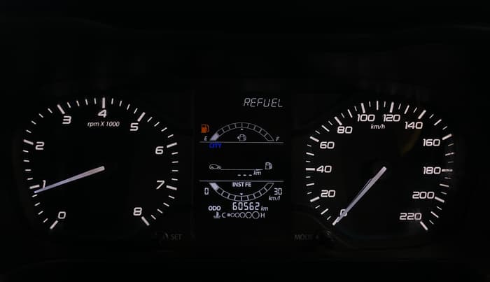 2022 Tata ALTROZ XZ PETROL, Petrol, Manual, 60,525 km, Odometer Image