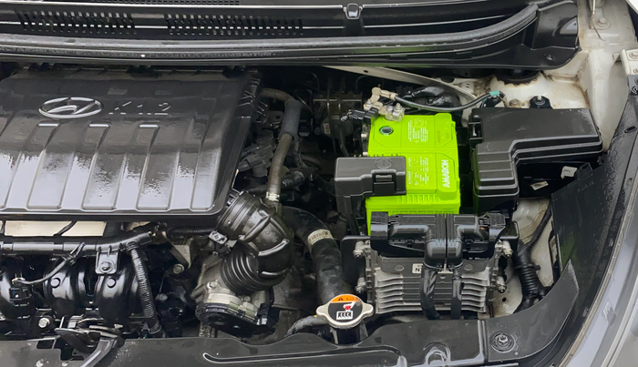 2021 Hyundai AURA SX PLUS 1.2 AMT, Petrol, Automatic, 40,109 km, Engine View - Left