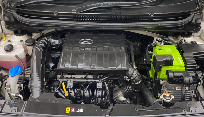 2021 Hyundai AURA SX PLUS 1.2 AMT, Petrol, Automatic, 40,109 km, Engine View