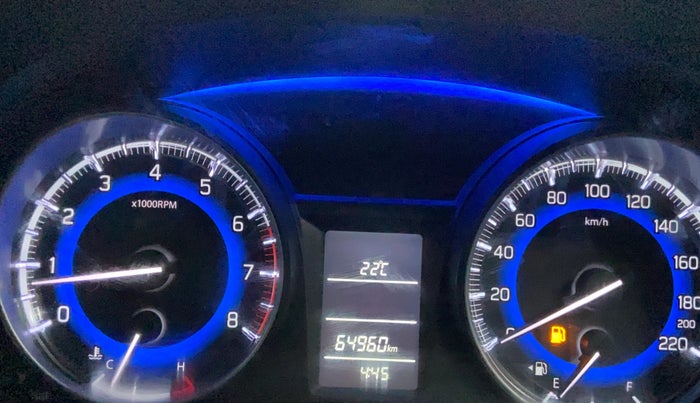 2018 Maruti Baleno DELTA PETROL 1.2, Petrol, Manual, 64,942 km, Odometer Image