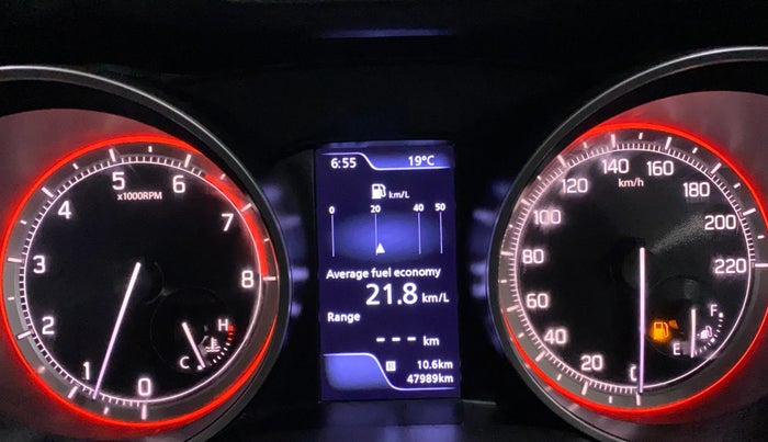 2021 Maruti Swift ZXI PLUS, Petrol, Manual, 47,978 km, Odometer Image