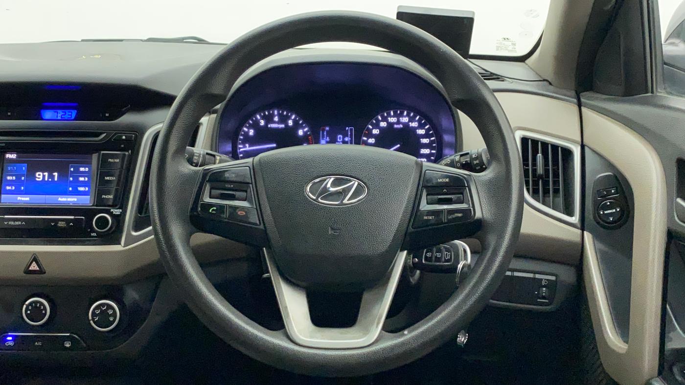 2016 Hyundai Creta S 1.6 PETROL, Petrol, Manual, 77,377 km, Steering Wheel Close Up
