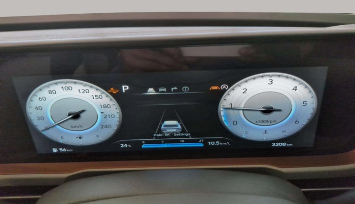 2025 Hyundai Creta SX (O) 1.5 DIESEL AT, Diesel, Automatic, 3,210 km, Odometer Image