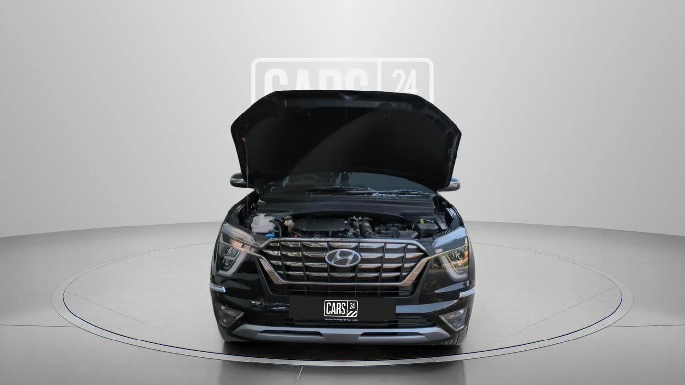 2024 Hyundai ALCAZAR PRESTIGE 1.5 TURBO PETROL MT 7STR, Petrol, Manual, 4,962 km, Open Bonet