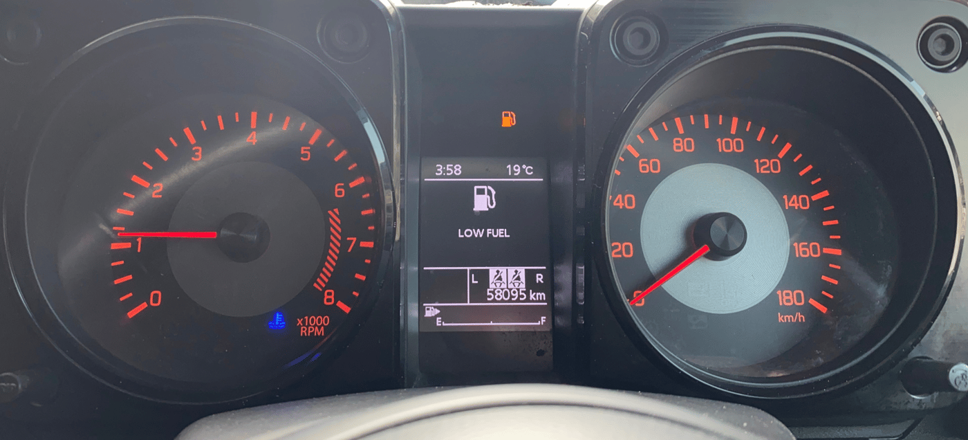 2023 Maruti JIMNY ALPHA ALL GRIP PRO MT, Petrol, Manual, 58,042 km, Odometer Image