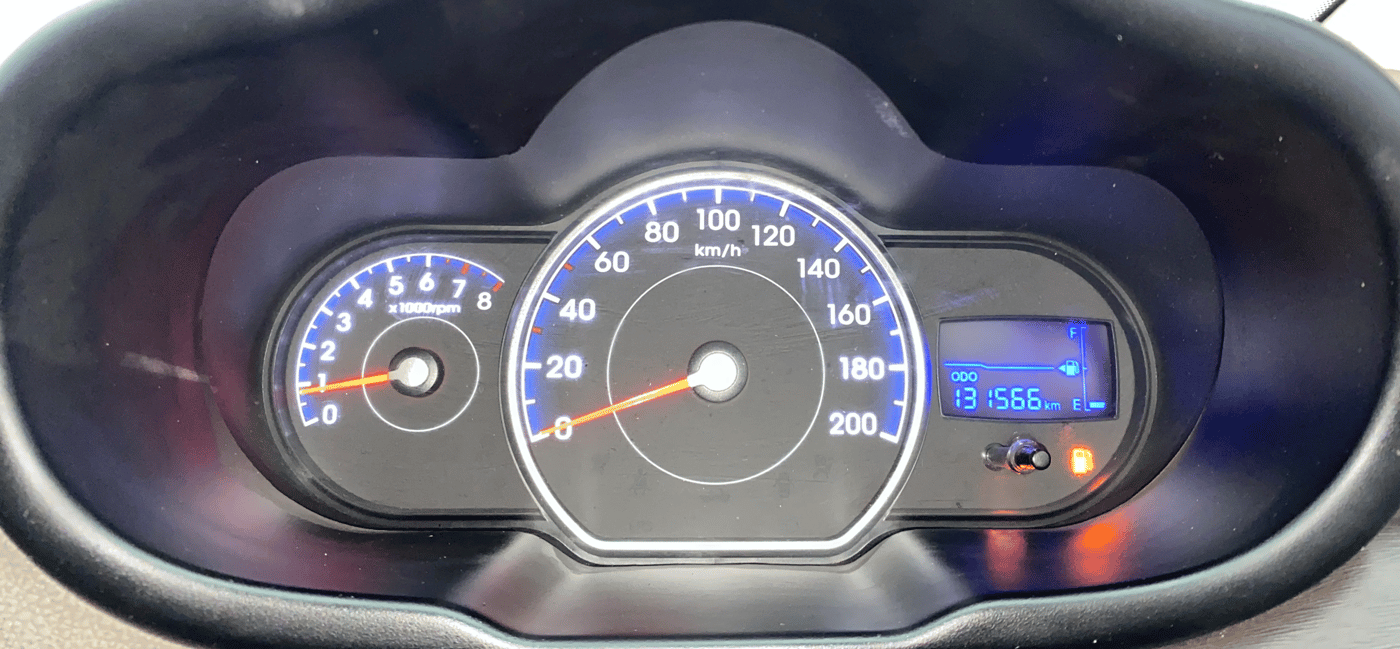 2013 Hyundai i10 SPORTZ 1.2, Petrol, Manual, 1,31,567 km, Odometer Image