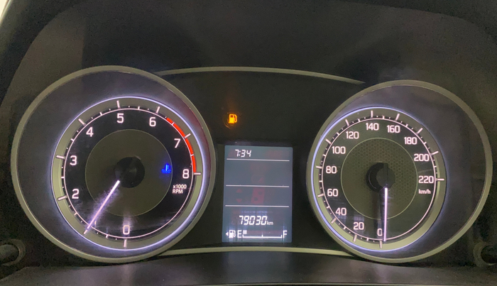 2017 Maruti Dzire VXI, Petrol, Manual, 79,016 km, Odometer Image