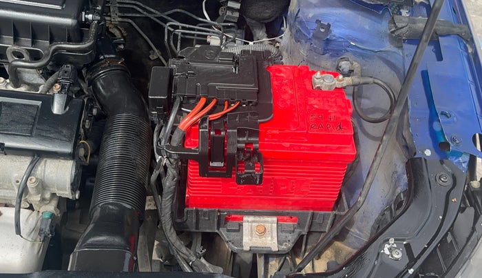 2019 Skoda Rapid AMBITION 1.6 MPI MT, Petrol, Manual, 1,38,013 km, Engine View - Left