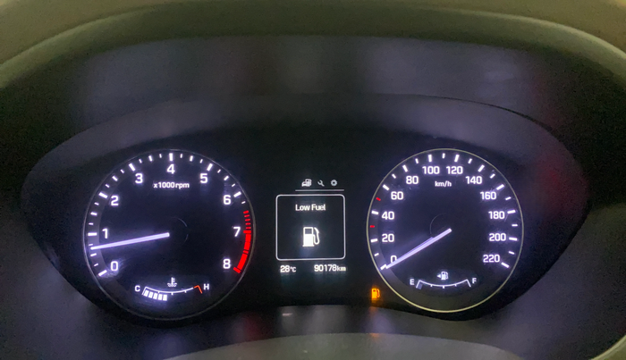 2016 Hyundai Elite i20 ASTA 1.2 (O), Petrol, Manual, 90,155 km, Odometer Image