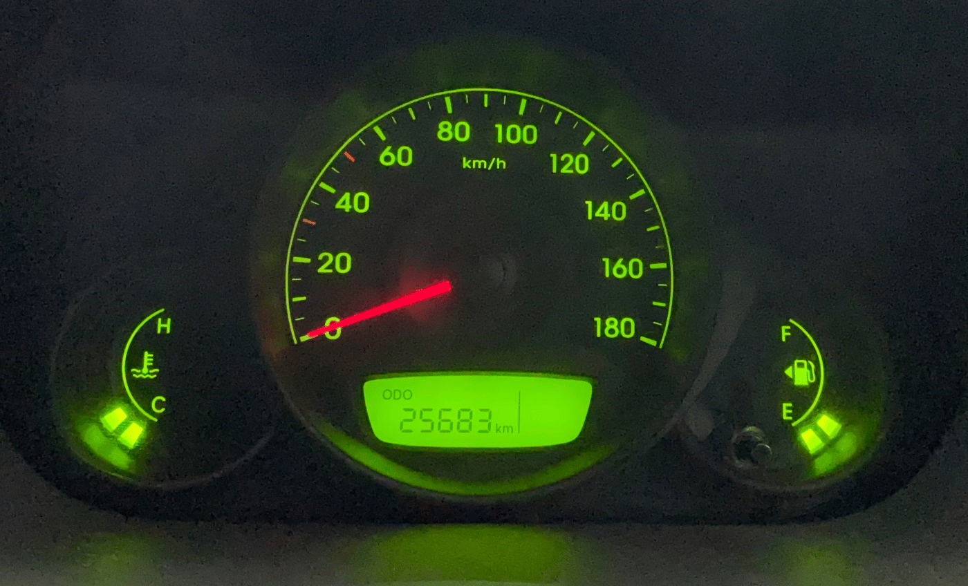 2018 Hyundai Eon ERA +, Petrol, Manual, 25,701 km, Odometer Image