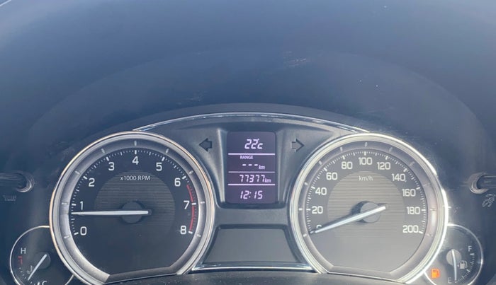 2017 Maruti Ciaz DELTA 1.4 MT PETROL, Petrol, Manual, 77,346 km, Odometer Image