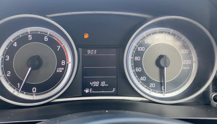 2020 Maruti Dzire VXI, Petrol, Manual, 49,779 km, Odometer Image
