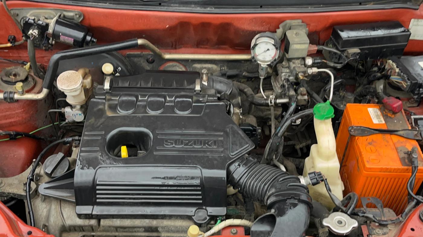 2015 Maruti Alto K10 LXI CNG, CNG, Manual, 50,754 km, Engine View