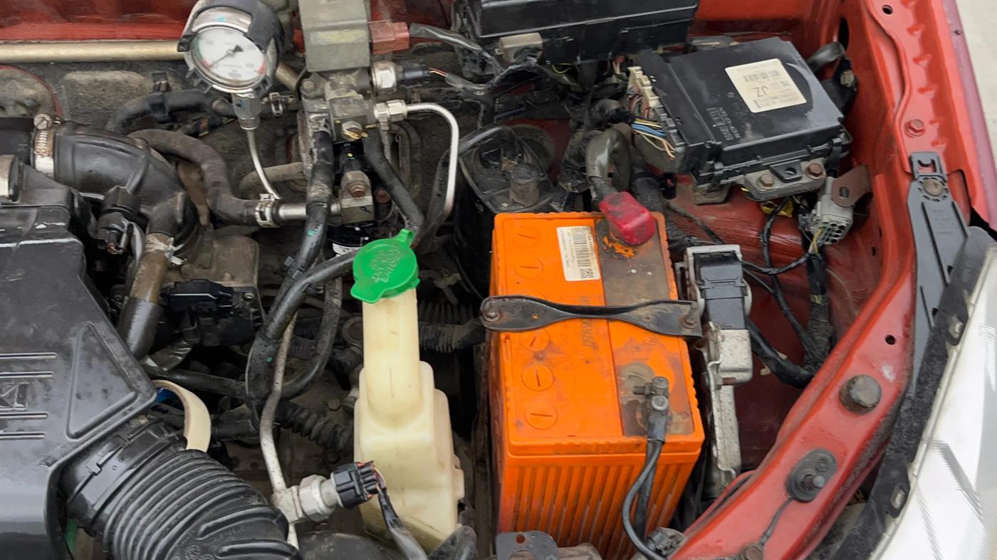 2015 Maruti Alto K10 LXI CNG, CNG, Manual, 50,754 km, Engine View - Left