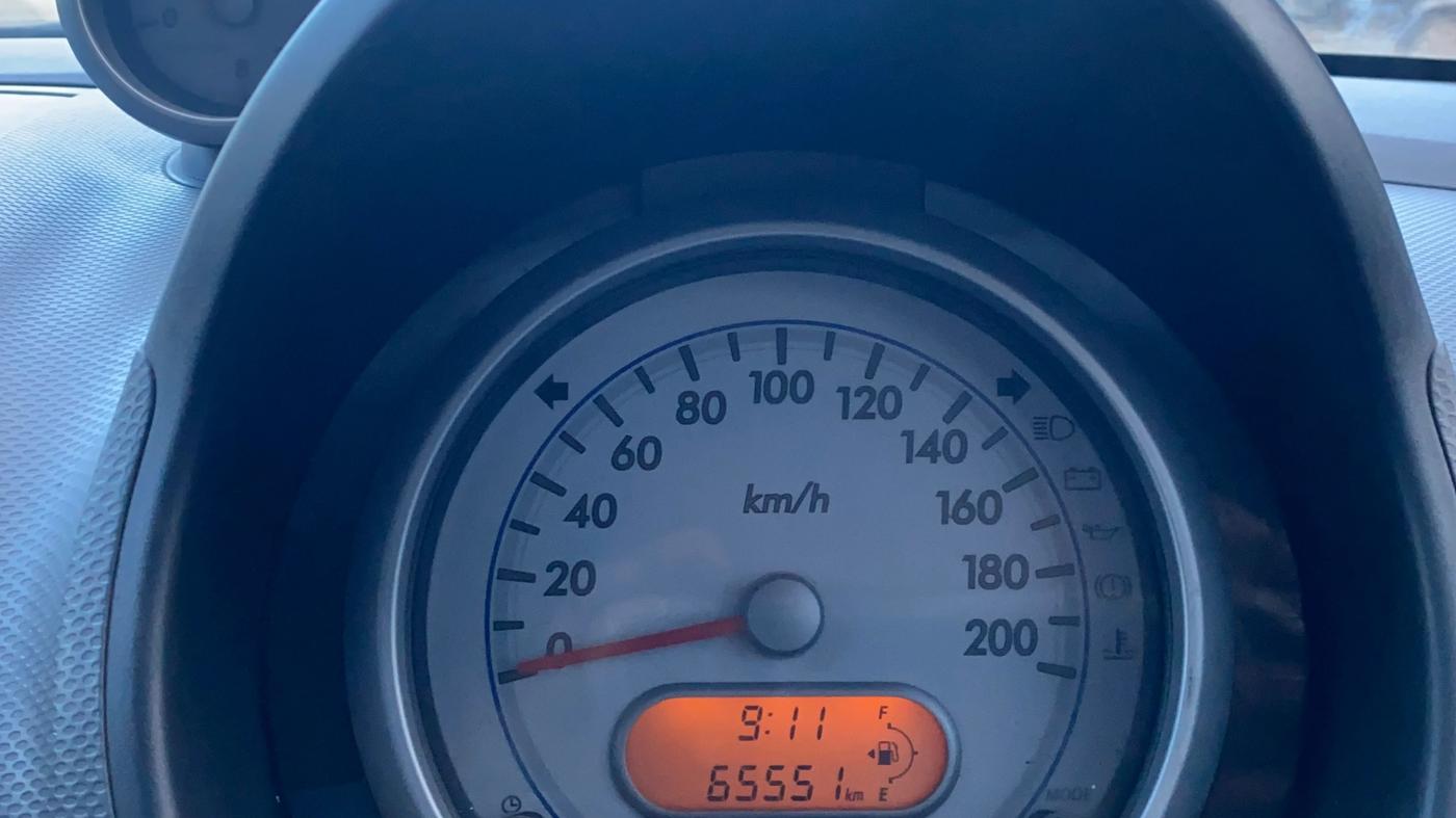 2012 Maruti Ritz VXI, CNG, Manual, 65,573 km, Odometer Image