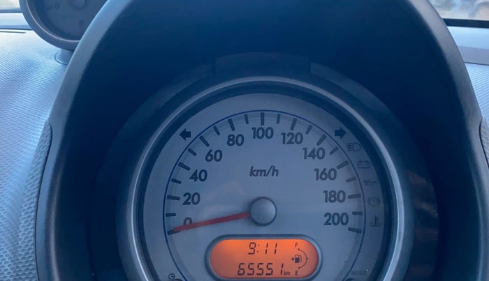 2012 Maruti Ritz VXI, CNG, Manual, 65,548 km, Odometer Image