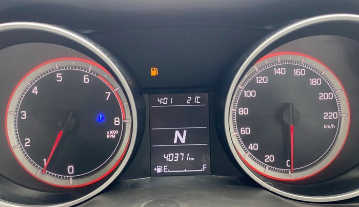 2021 Maruti Swift ZXI AMT, Petrol, Automatic, 40,335 km, Odometer Image