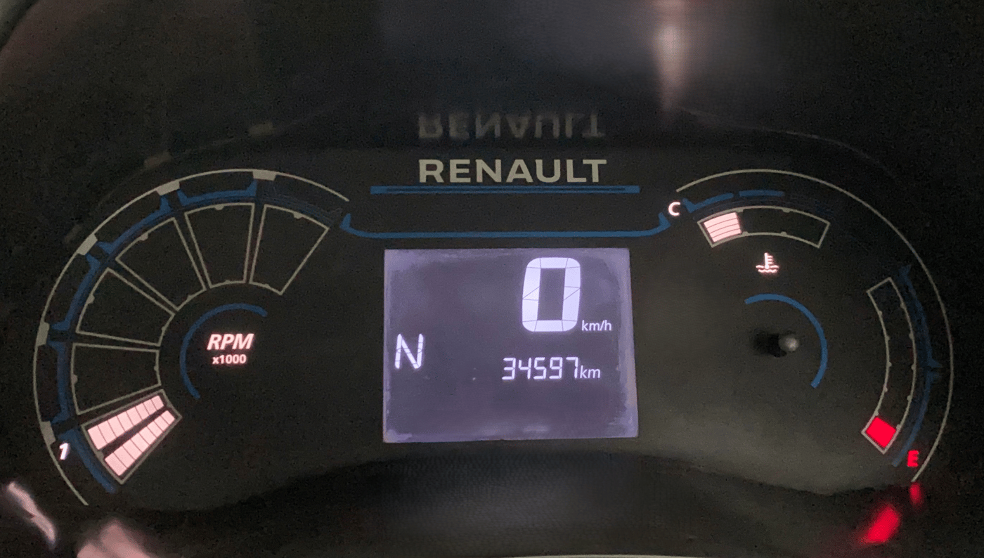 2021 Renault Kiger RXT AMT, Petrol, Automatic, 34,621 km, Odometer Image