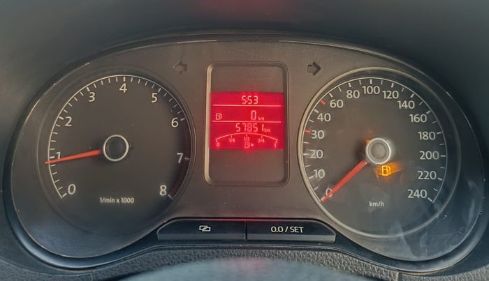 2014 Volkswagen Polo HIGHLINE1.2L, Petrol, Manual, 57,846 km, Odometer Image