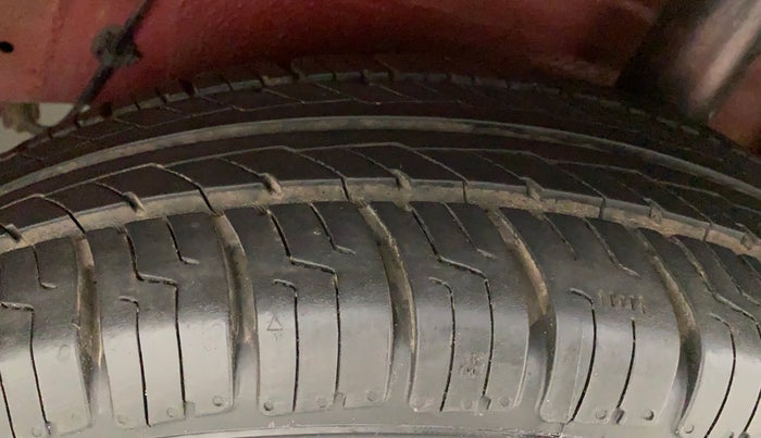 2017 Maruti Celerio ZXI AMT (O), Petrol, Automatic, 44,625 km, Left Rear Tyre Tread