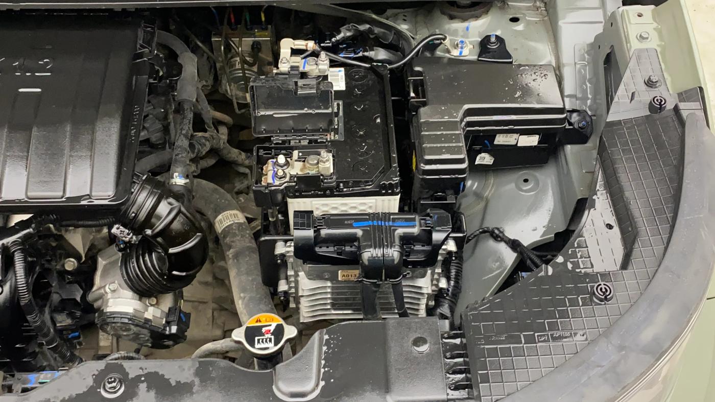 2023 Hyundai EXTER SX(O) CONNECT 1.2 AMT, Petrol, Automatic, 36,887 km, Engine View - Left