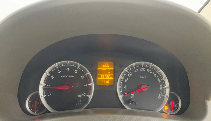 2017 Maruti Ertiga ZXI+, Petrol, Manual, 56,771 km, Odometer Image