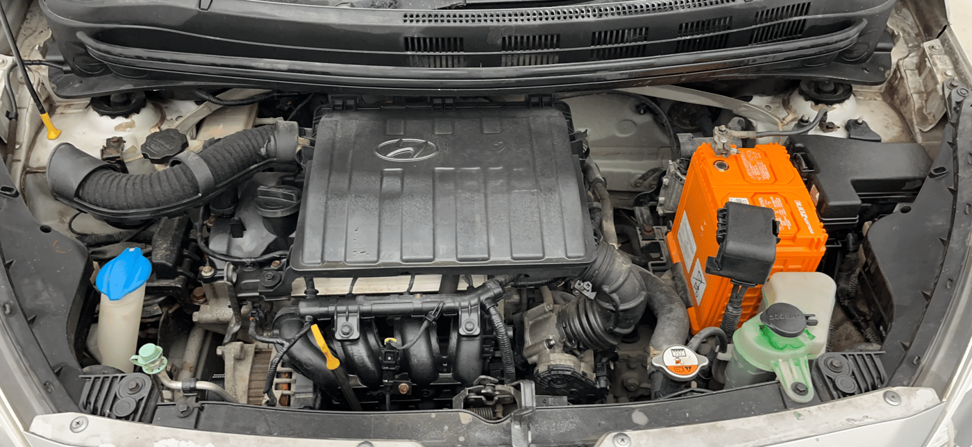 2015 Hyundai Xcent S 1.2, Petrol, Manual, 44,964 km, Engine View