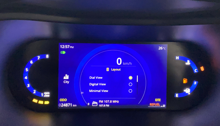 2023 Tata NEXON CREATIVE PLUS 1.2 REVOTRON 6 MT DT, Petrol, Manual, 24,857 km, Odometer Image