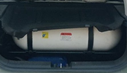 2023 Hyundai EXTER SX 1.2 CNG MT, CNG, Manual, 1,01,815 km, Boot Inside