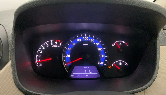 2014 Hyundai Xcent S 1.2, Petrol, Manual, 1,07,958 km, Odometer Image
