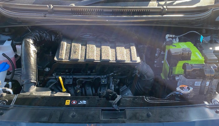 2022 Hyundai GRAND I10 NIOS SPORTZ AMT 1.2 KAPPA VTVT, Petrol, Automatic, 9,996 km, Engine View