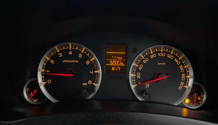 2016 Maruti Swift VXI, Petrol, Manual, 52,583 km, Odometer Image