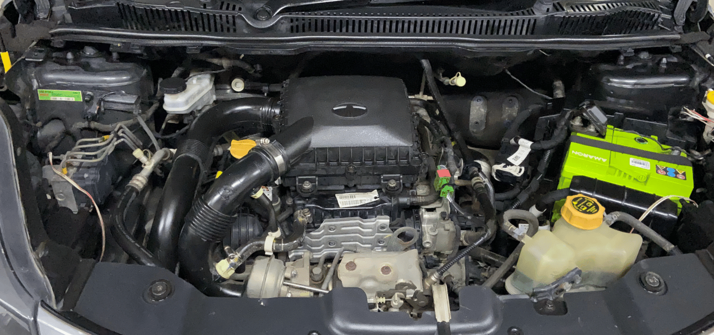 2017 Tata NEXON XM PETROL, Petrol, Manual, 50,490 km, Engine View