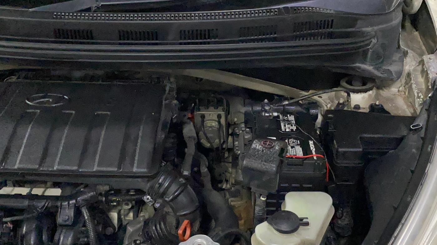 2016 Hyundai Grand i10 ASTA (O) AT 1.2 KAPPA VTVT, Petrol, Automatic, 54,107 km, Engine View - Left