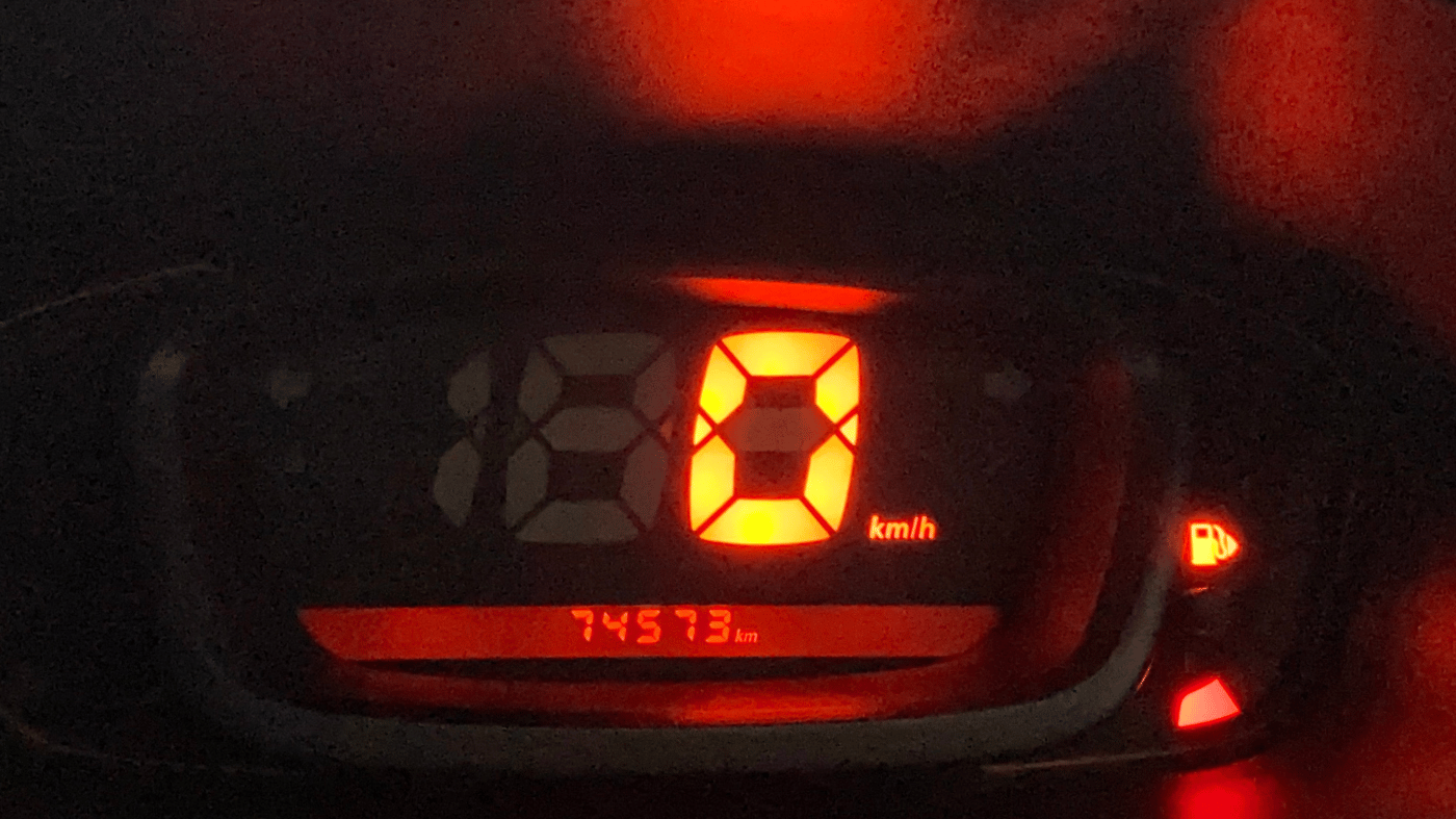 2019 Renault Kwid RXT 1.0, Petrol, Manual, 74,578 km, Odometer Image