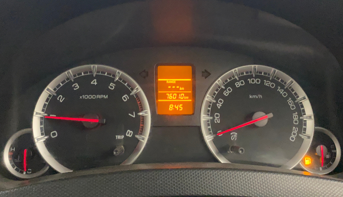 2015 Maruti Swift VXI, Petrol, Manual, 75,966 km, Odometer Image