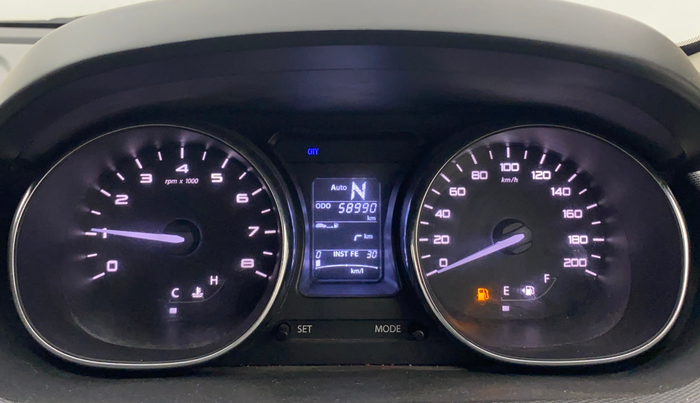 2018 Tata TIGOR XZA PETROL, Petrol, Automatic, 58,989 km, Odometer Image