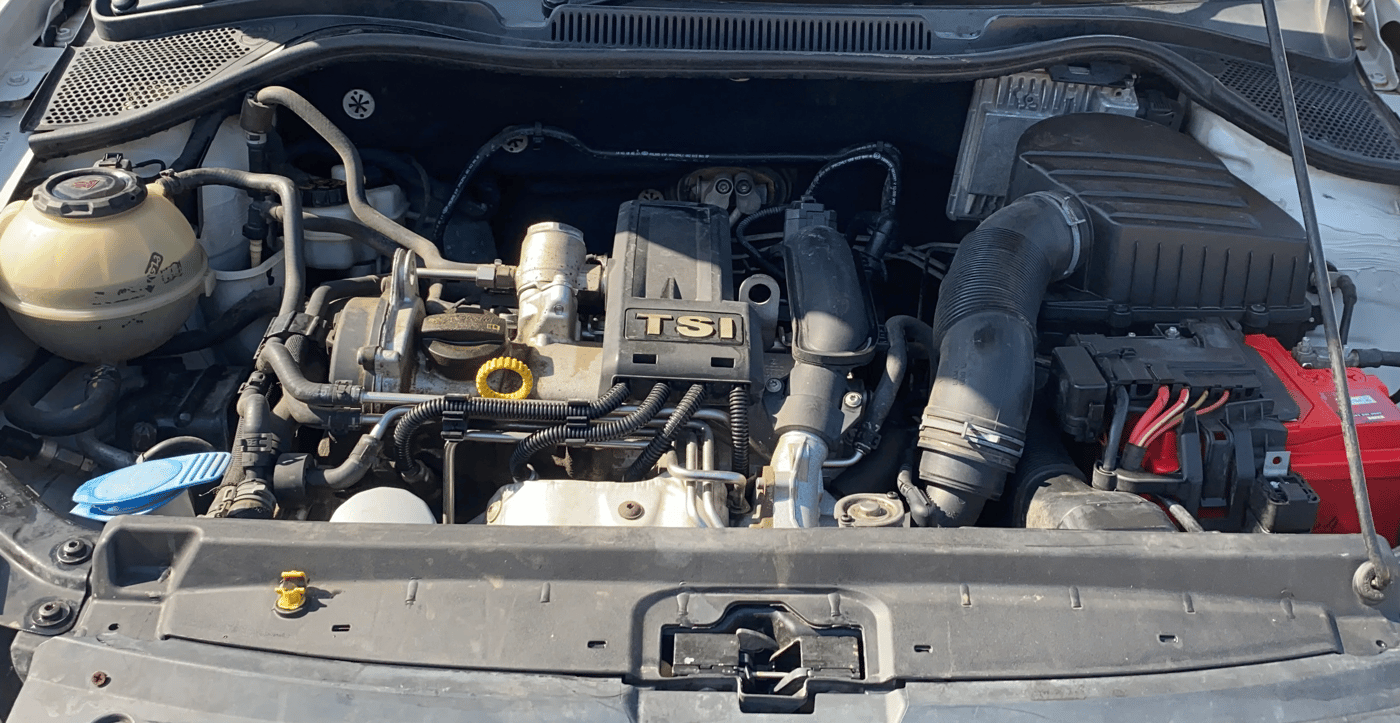 2017 Volkswagen Polo GT TSI AT, Petrol, Automatic, 1,04,458 km, Engine View