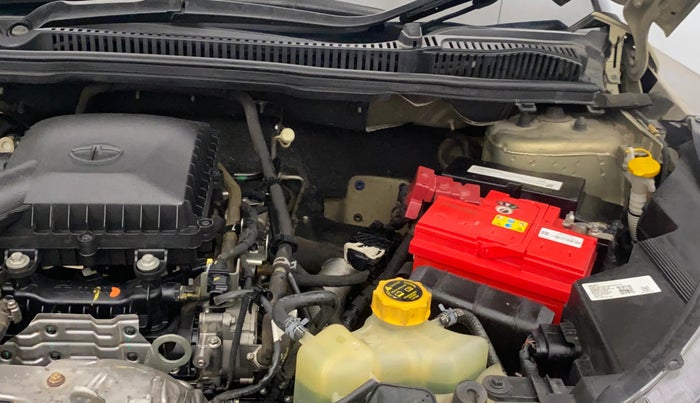 2022 Tata NEXON XZ PLUS (PREMIUM) KAZIRANGA PETROL, Petrol, Manual, 60,449 km, Engine View - Left