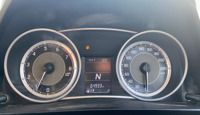 2019 Maruti Dzire VXI AMT, Petrol, Automatic, 64,895 km, Odometer Image