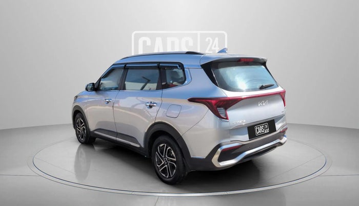 2023 KIA CARENS LUXURY PLUS 1.5 TURBO PETROL DCT 7 STR, Petrol, Automatic, 9,570 km, Left Back Diagonal