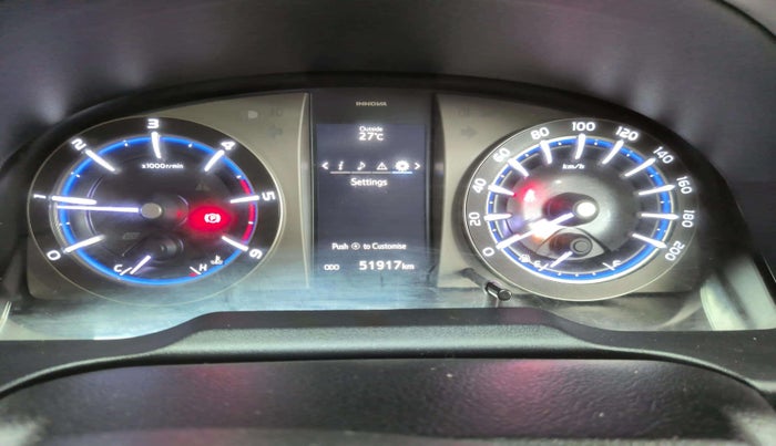 2021 Toyota Innova Crysta 2.4 ZX 7 STR, Diesel, Manual, 51,917 km, Odometer Image