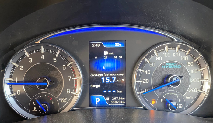 2021 Maruti Ciaz DELTA AT 1.5 SHVS PETROL, Petrol, Automatic, 54,986 km, Odometer Image