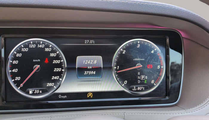 2017 Mercedes Benz S Class S350 CDI, Diesel, Automatic, 37,596 km, Odometer Image
