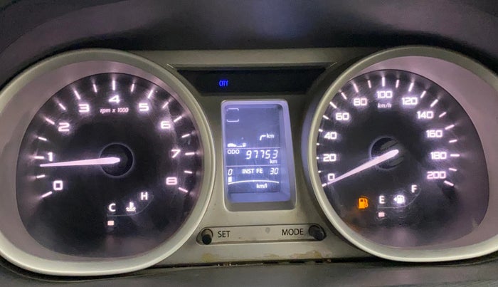 2016 Tata Tiago XZ PETROL, CNG, Manual, 97,724 km, Odometer Image