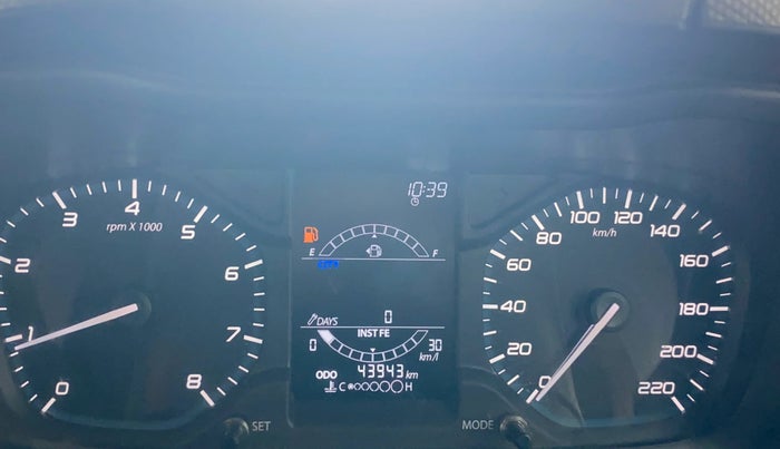 2021 Tata ALTROZ XT PETROL, Petrol, Manual, 43,932 km, Odometer Image