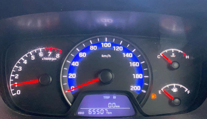 2018 Hyundai Xcent S 1.2, Petrol, Manual, 65,504 km, Odometer Image