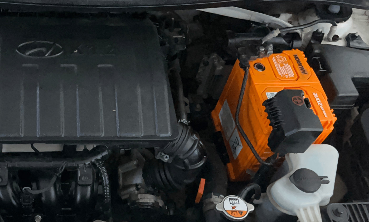 2018 Hyundai Grand i10 SPORTZ AT 1.2 KAPPA VTVT, Petrol, Automatic, 21,664 km, Engine View - Left