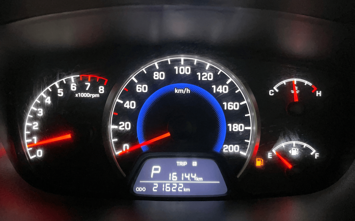 2018 Hyundai Grand i10 SPORTZ AT 1.2 KAPPA VTVT, Petrol, Automatic, 21,664 km, Odometer Image