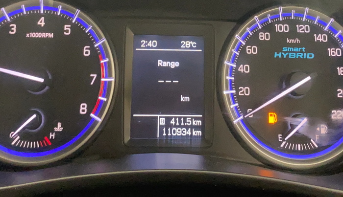2021 Maruti S Cross ZETA 1.5, Petrol, Manual, 1,10,890 km, Odometer Image